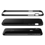 Verus High Pro Shield Case - висок клас хибриден удароустойчив кейс за iPhone XS, iPhone X (черен-мат) 3