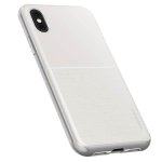 Verus High Pro Shield Case - висок клас хибриден удароустойчив кейс за iPhone XS, iPhone X (бял-сребрист) 1