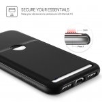 Verus Damda Fit Case - висок клас хибриден удароустойчив кейс с място за кр. карти за iPhone XS, iPhone X (черен) 2
