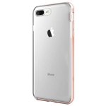 Verus New Crystal Bumper Case - хибриден удароустойчив кейс за iPhone 8 Plus, iPhone 7 Plus (розов-прозрачен) 1
