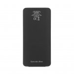 Mercedes-Benz Power Bank 10000 mAh - дизайнерска външна батерия с 2 USB изхода за мобилни устройства (черна) 1
