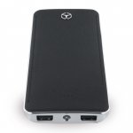 Mercedes-Benz Power Bank 10000 mAh - дизайнерска външна батерия с 2 USB изхода за мобилни устройства (черна) 2