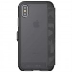 Tech21 Evo Wallet Case - кожен флип калъф с висока защита за iPhone XS, iPhone X (черен) 1