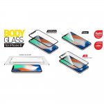 Torrii BodyGlass Full Frame Glass - калено стъклено защитно покритие 0.26мм. с извити ръбове за целия дисплей на iPhone XS, iPhone X (прозрачен-черен) 4