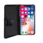 Artwizz SeeJacket Leather - кожен кейс тип портфейл за iPhone XS, iPhone X (черен) 4