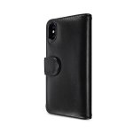 Artwizz SeeJacket Leather - кожен кейс тип портфейл за iPhone XS, iPhone X (черен) 1