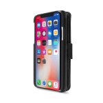Artwizz SeeJacket Leather - кожен кейс тип портфейл за iPhone XS, iPhone X (черен) 3