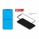 Torrii BodyGlass 3D Full Cover Glass - калено стъклено защитно покритие 0.33мм. за целия дисплей на iPhone XS, iPhone X (прозрачен-черен) 2