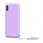 Torrii BonJelly Case - силиконов (TPU) калъф  за iPhone XS, iPhone X (лилав) 2