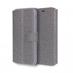 Torrii Gemini Case - двулицев кожен калъф, тип портфейл за iPhone XS, iPhone X (сребрист) 1