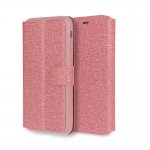 Torrii Gemini Case - двулицев кожен калъф, тип портфейл за iPhone XS, iPhone X (розово злато) 1