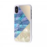 Torrii Puzzle Case - хибриден (поликарбонат, алуминий и перли) кейс за iPhone XS, iPhone X (бял) 3