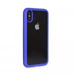 Torrii Torero Case - хибриден удароустойчив кейс за iPhone XS, iPhone X (син-прозрачен) 1