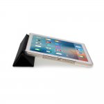 Torrii Torrio Case - кожен кейс и поставка за iPad 6 (2018), iPad 5 (2017) (сребрист) 4