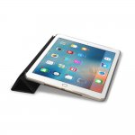 Torrii Torrio Case - кожен кейс и поставка за iPad 6 (2018), iPad 5 (2017) (сребрист) 5