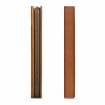 Moshi Overture Case - кожен/текстилен калъф, тип портфейл и поставка за iPhone XS, iPhone X (кафяв) 3