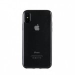 Tucano Elektro Flex Case - силиконов (TPU) калъф за iPhone XS, iPhone X (прозрачен-черен) 1
