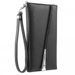 CaseMate Wristlet Folio - кожен калъф (естествена кожа), тип портфейл за Samsung Galaxy Note 8 (черен) 2