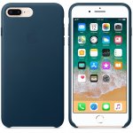 Apple iPhone Leather Case - оригинален кожен кейс (естествена кожа) за iPhone 8 Plus, iPhone 7 Plus (космическо синьо) 3