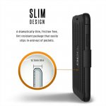 Urban Armor Gear Metropolis - удароустойчив хибриден кейс тип портфейл за iPhone XS, iPhone X (черен) 6