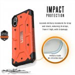 Urban Armor Gear Pathfinder - удароустойчив хибриден кейс за iPhone XS, iPhone X (оранжев) 2
