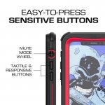 Ghostek Nautical IP68 Waterproof Case - ударо и водоустойчив кейс за iPhone XS, iPhone X (черен-бял) 7