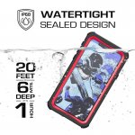 Ghostek Nautical IP68 Waterproof Case - ударо и водоустойчив кейс за iPhone XS, iPhone X (черен-бял) 4
