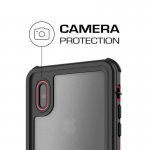Ghostek Nautical IP68 Waterproof Case - ударо и водоустойчив кейс за iPhone XS, iPhone X (черен-бял) 1