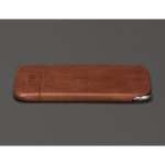 SENA Heritage UltraSlim Pouch - кожен калъф (естествена кожа, ръчна изработка) за  iPhone 8, iPhone 7, iPhone 6, iPhone 6S (кафяв) 1