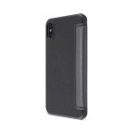 Artwizz SmartJacket case - полиуретанов флип калъф за iPhone XS, iPhone X (тъмносив) 2