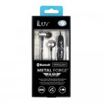 iLuv Metal Forge Air Wireless In-Ear Earphones - безжични спортни блутут слушалки за мобилни устройства (сребрист) 5