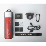 AquaJam AJ2 Waterproof IPX7 Speaker - водоустойчив безжичен спийкър с микрофон и вградена батерия за мобилни устройства (сив) 5