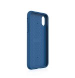 Evutec Aergo Ballistic Nylon - хибриден TPU кейс и магнитна поставка за iPhone XS, iPhone X (син) 8