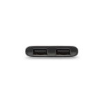 Moshi USB-C to Dual USB-A Adapter - адаптер за свързване от USB-C към 2 x USB-A (тъмносив) 3