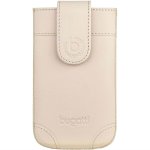 Bugatti SlimCase London - кожен (естествена кожа) калъф за iPhone X (бежов) 2