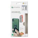 4smarts Clip-On Cover Loop-Guard - удароустойчив хибриден кейс с каишка за задържане за iPhone XS, iPhone X (прозрачен) 3