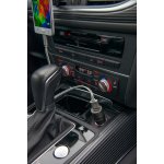 4smarts Hybrid 2.0 Car Charger 15.5W, 3.1A - зарядно за кола (3.1 Ампера) с 2 USB изхода за мобилни устройства (черен-сив) 5