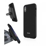 Evutec Aergo Ballistic Nylon - хибриден TPU кейс и магнитна поставка за iPhone XS, iPhone X (черен) 2