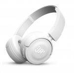 JBL T450 BT - безжични Bluetooth слушалки с микрофон за мобилни устройства (бял)  1