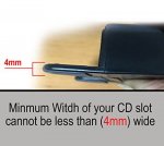 TechMatte MagGrip Mini CD Magnetic Car Mount - компактна магнитна поставка за CD слота на кола за смартфони  8