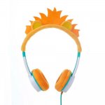 iFrogz Little Rockers Costume Kids Lion On-Ear Headphones - слушалки подходящи за деца за мобилни устройства (оранжев) 1