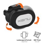 Kenu Airframe Magnetic Mount - магнитна поставка за радиатора на кола за iPhone, Samsung и смартфони (черен) 2