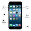 Eiger 3D 360 Screen Protector Back and Front Glass - калени стъклени защитни покрития за дисплея и задната част на iPhone 8 Plus, iPhone 7 Plus (черен-прозрачен) 2