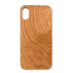 4smarts Clip-On Cover Trendline Wood Cherry - поликарбонатов кейс с гръб от истинско дърво за iPhone XS, iPhone X (череша) 1