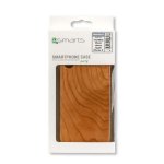 4smarts Clip-On Cover Trendline Wood Cherry - поликарбонатов кейс с гръб от истинско дърво за iPhone XS, iPhone X (череша) 2