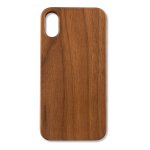4smarts Clip-On Cover Trendline Wood Walnut - поликарбонатов кейс с гръб от истинско дърво за iPhone XS, iPhone X (орех) 1