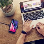 Satechi Wireless Charging Pad Fast Charge - поставка (пад) за безжично захранване за QI съвместими устройства (тъмносив) 10