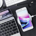 Satechi Wireless Charging Pad Fast Charge - поставка (пад) за безжично захранване за QI съвместими устройства (сребрист) 9
