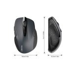 TeckNet BM307 Bluetooth Mouse - ергономична безжична мишка с блутут (за PC) (черна) 1