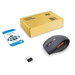 TeckNet M021 Black 2.4G Wireless Mouse - ергономична безжична мишка (за Mac и PC) (черен-сив) 4